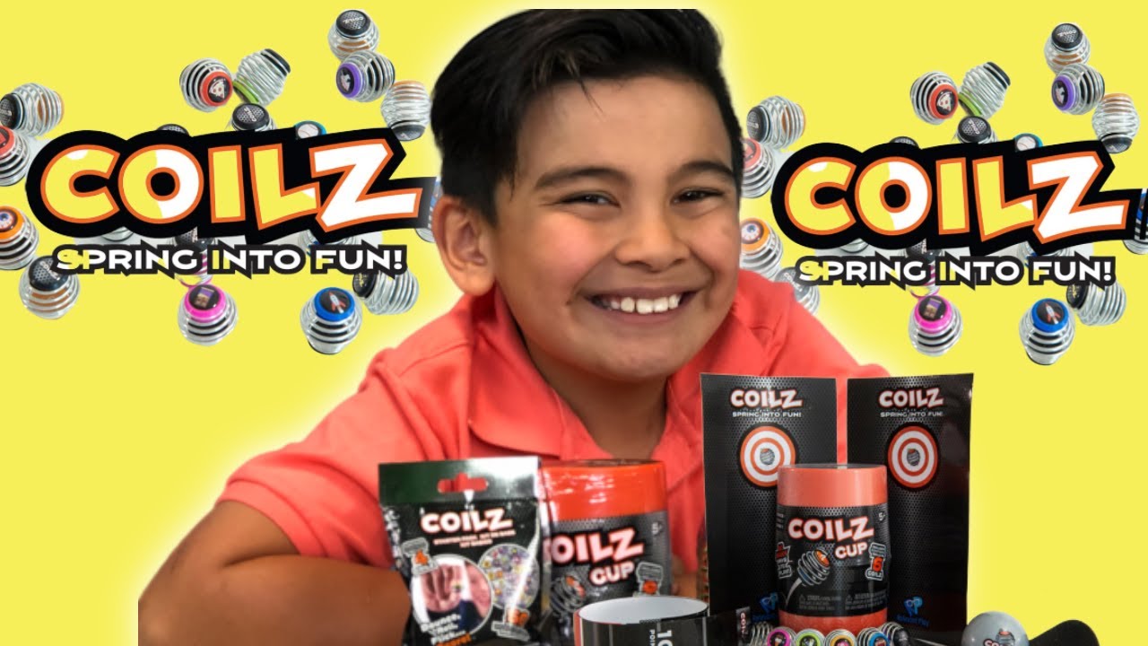 Keelan Try Coilz Tactile Collectible Game Craze |  Keelan Toys Review  Coilz Challenge | 