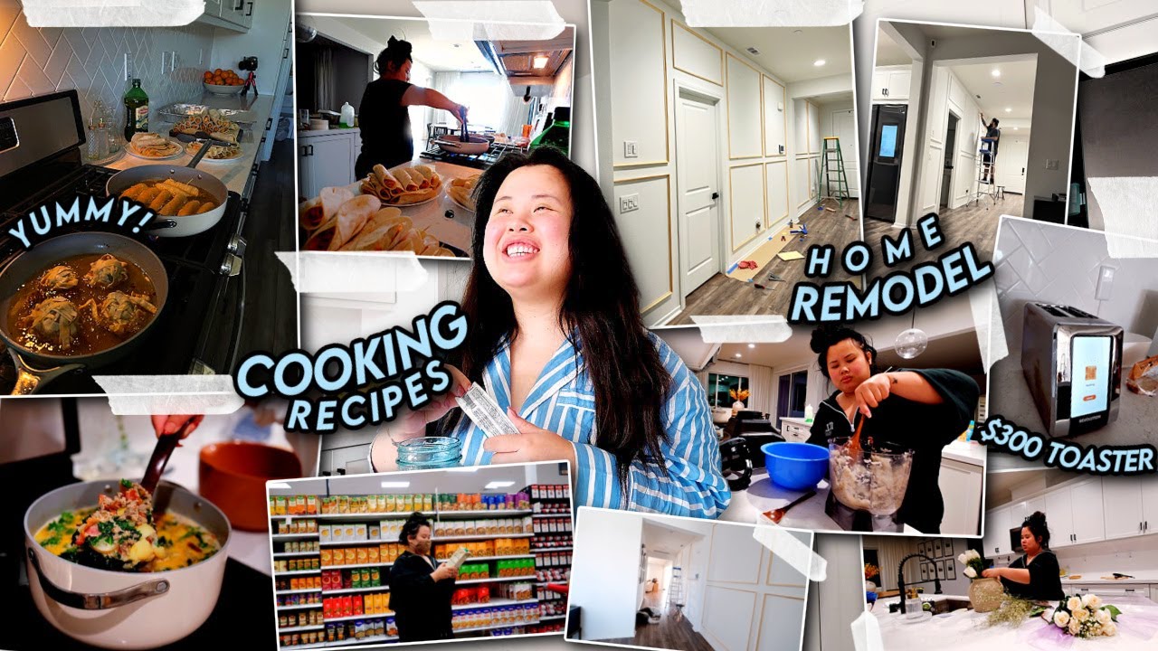 FINALLY doing THIS to OUR HOUSE!!! *Remodel* + $300 TOASTER + What I Eat in A WEEK (Cooking Recipes)