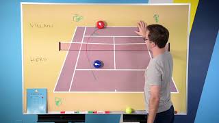 Where to volley against a lefty screenshot 5