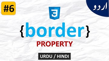 CSS border tutorial | Web Development Course | Tutorial 6 | URDU/HINDI