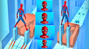 Max Levels in 🕷😊Spider-Man Skate Stack Walkthrough Gameplay 🕷