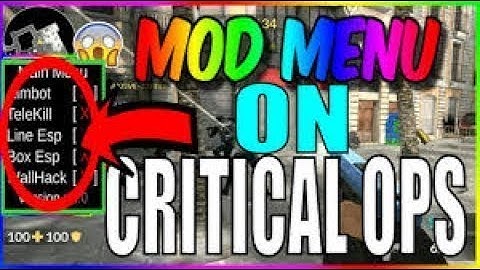 Critical ops Mod menu gameplay
