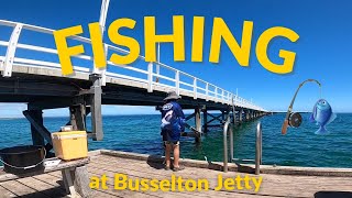 Fishing at the Busselton Jetty