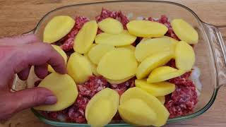 Es ist das Beste, was ich je gegessen habe❗ Hackfleischrezept❗ Ohne Ofen! Zu Hause kochen! #196