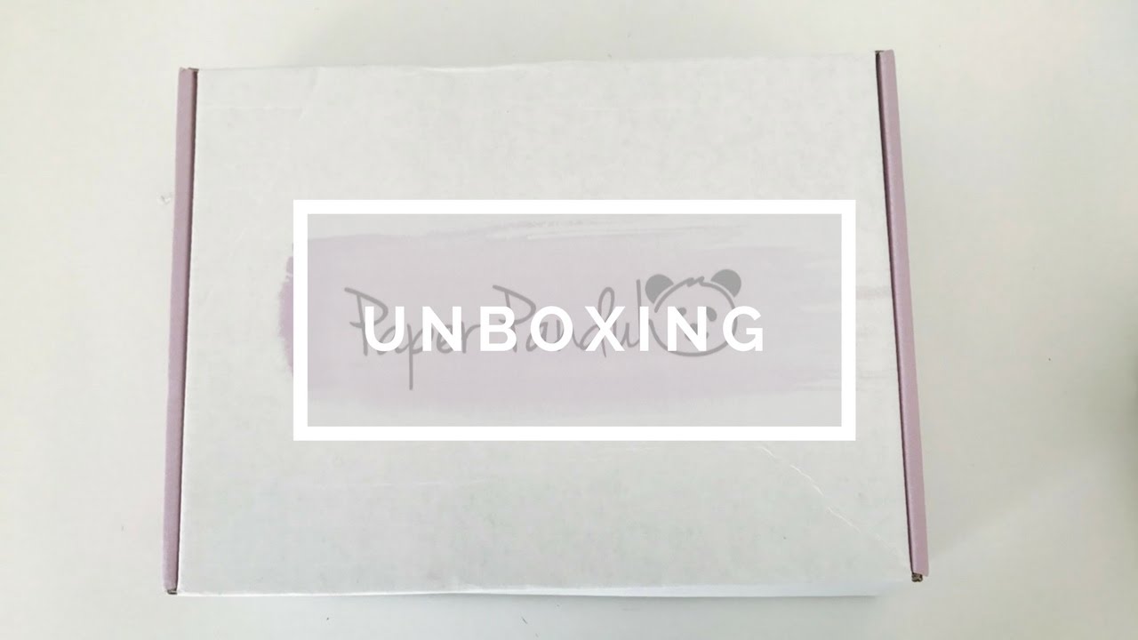 Paper Panduh Box Unboxing // December box