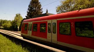 S-Bahn Vor Dem Rangierbahnhof München Nord