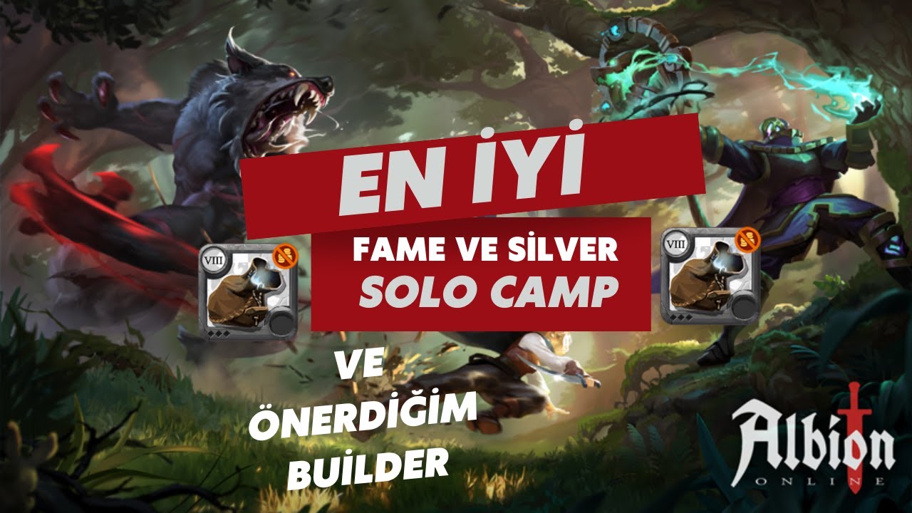 Albion Online Solo Camp için Buildler