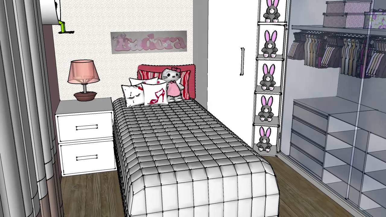 Quarto De Bebe Sketchup Youtube