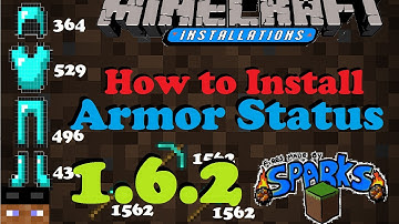 (How To Install) ►Armor Status Mod ◄ (1.6.4)