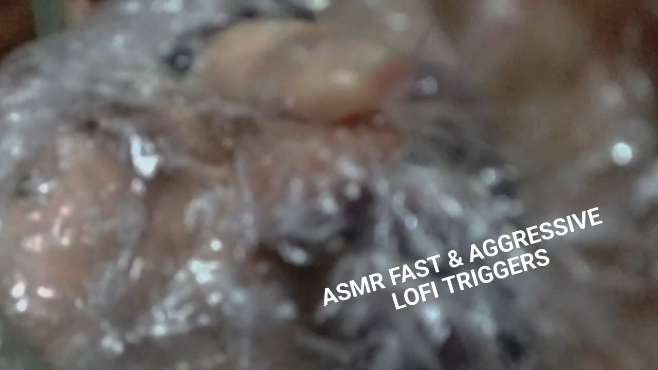 ASMR Fast & Aggressive Lofi Triggers (no talking)