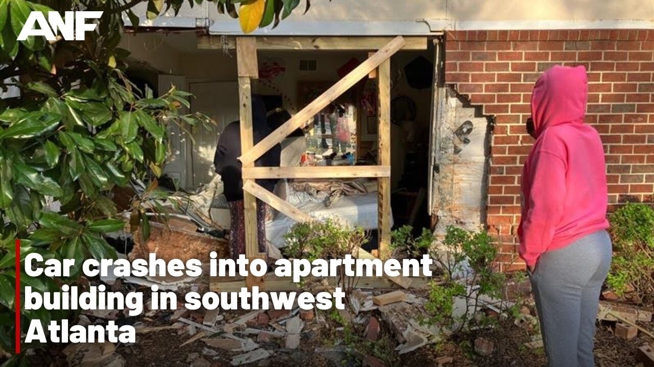 SUV crashes into apartment in southwest apartment - YouTube