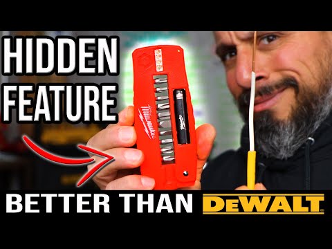 Milwaukee SHOCKWAVE Bit Set Has A HIDDEN FEATURE People Don't Know About (BEATS DeWALT)
