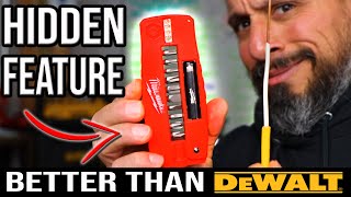 Milwaukee SHOCKWAVE Bit Set Has A HIDDEN FEATURE People Don't Know About (BEATS DeWALT)