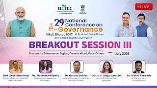 DAY-1 Breakout Session 3 | Grassroots Governance : Digital Decentralised, Data-Driven | RIC, Jaipur