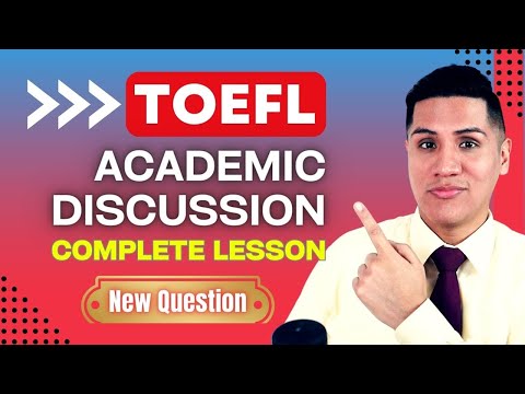 NEW TOEFL 2026 - WRITING - Academic Discussion FREE LESSON