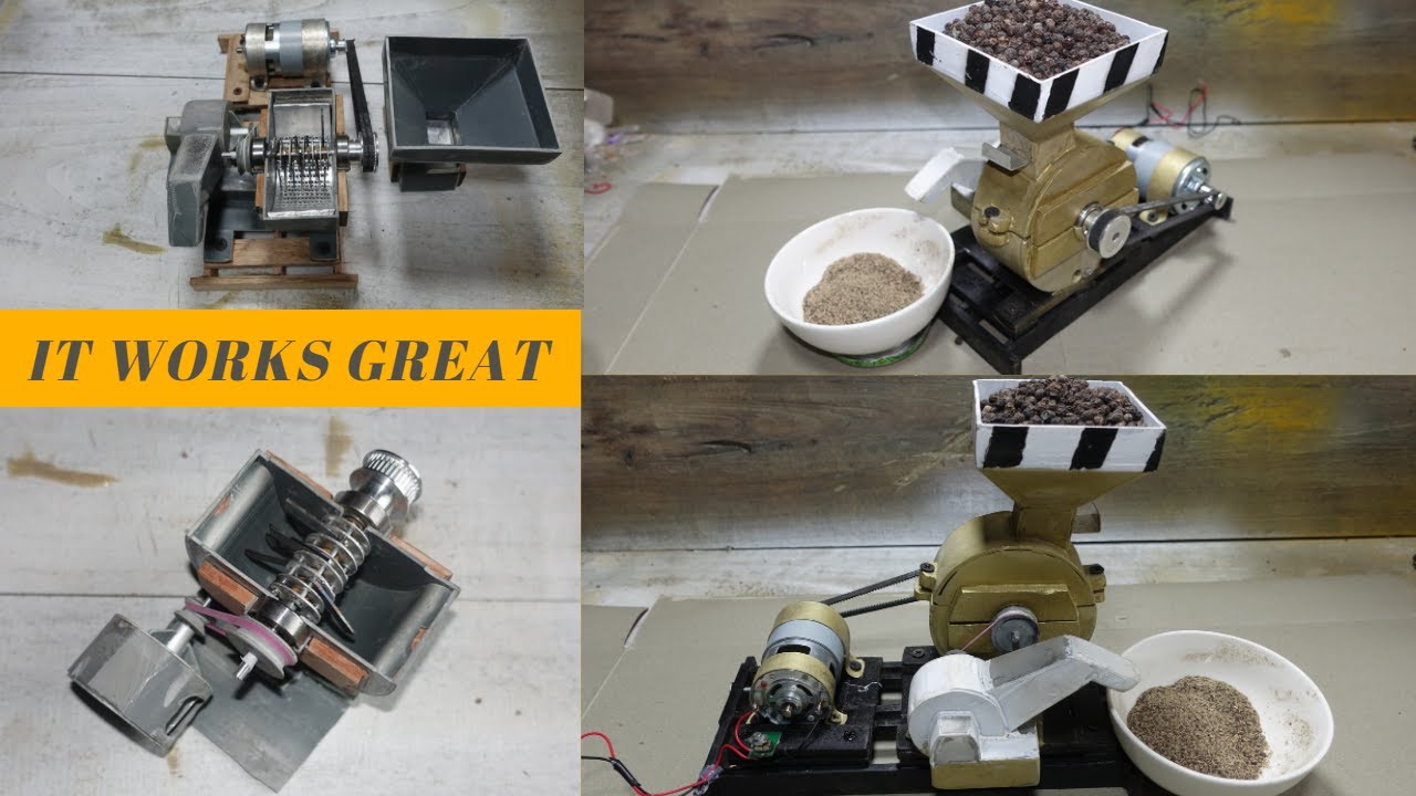 A Very Powerful Mini Pulverizer - And How To Make It - YouTube