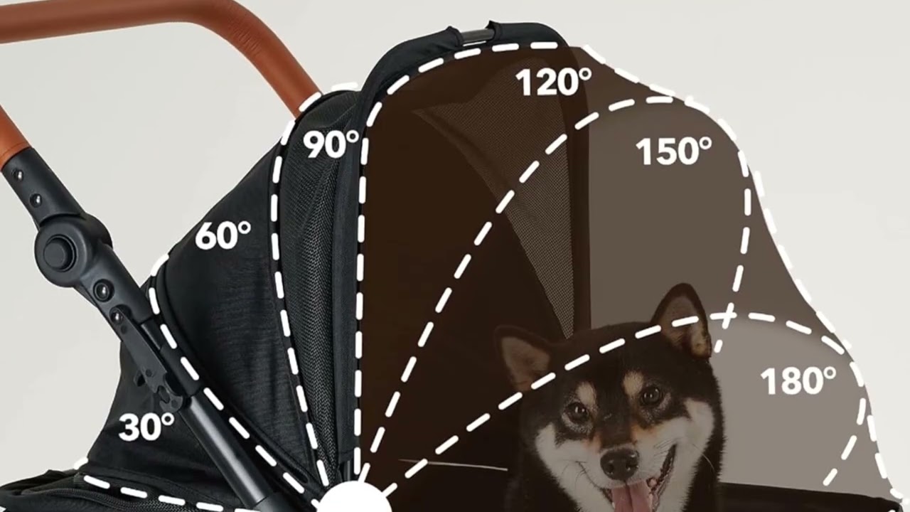 All-Terrain Dog Stroller Review: Best for Medium/Large Dogs up to 66lbs! 🌲🐕