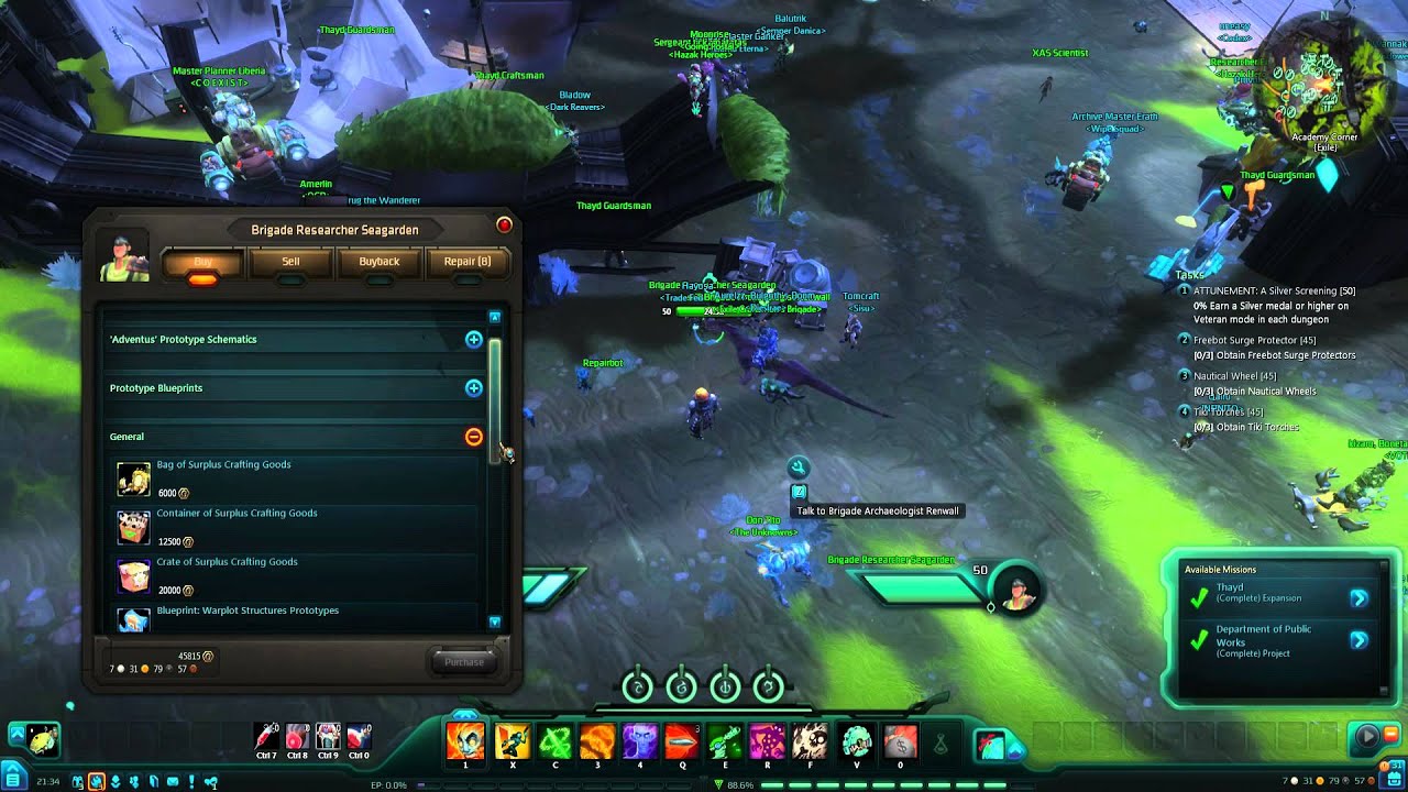 WildStar Where is Crafting Vouchers Vendor in Thayd - YouTube
