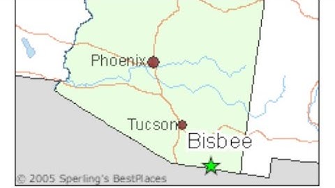 bisbee az travel tour. Queen Mine, Lavender Pit, and Old Bisbee. Arizona.