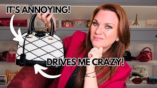 REVIEW OF THE ANNOYING & FRUSTRATING LOUIS VUITTON ALMA! *watch before you buy*