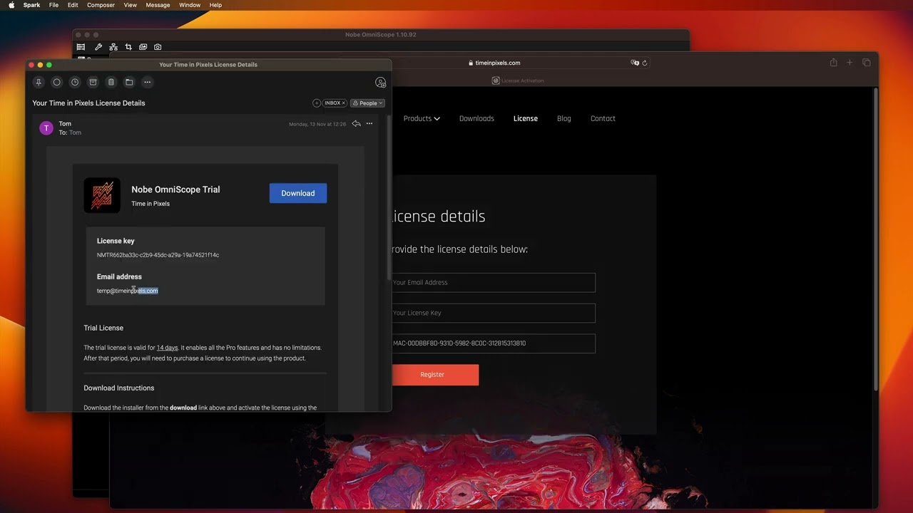Nobe OmniScope - License Activation