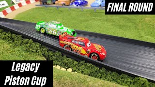 Lightning McQueen Races for a Piston Cup | Disney Pixar Cars Legacy Piston Cup Racing | Compilation