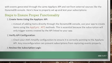 Resolving the Issue of Amplify GraphQL Subscriptions Not Responding to Events