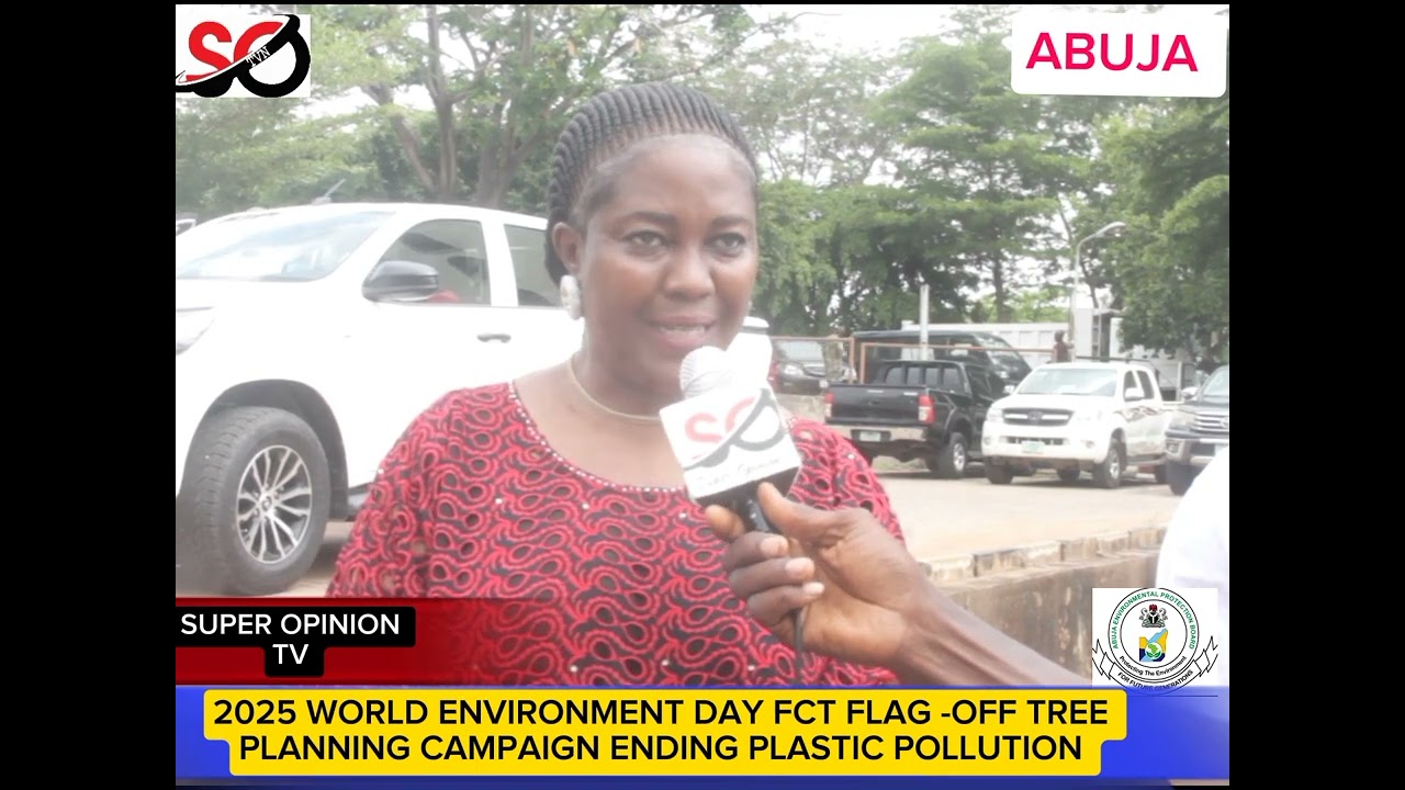 AEPB CELEBRATE WORLD ENVIRONMENT DAY FCT FLAG -OFF TREE PLANNING CAMPAIGN ENDING PLASTIC POLLUTION