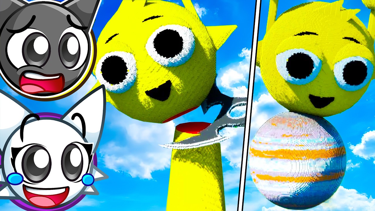 Sprunkis VS SHURIKENS e PLANETAS