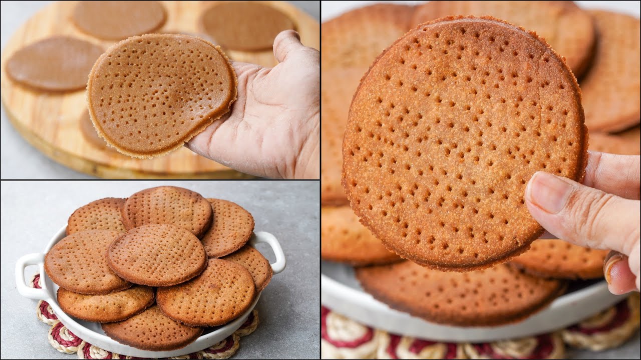 Healthy Atta Jaggery Suji Biscuits | Best Teatime Snacks | Crispy Jaggery Biscuits | Suji Kurmure