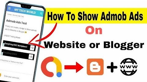 How To Show Admob Ads On Website or Blogger