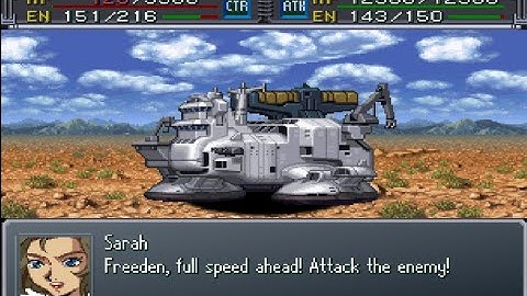 Super Robot Wars Alpha Gaiden - Freeden Attack
