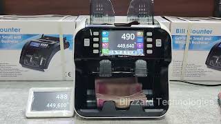 Cash Counting Machine | Puloon EE 7 | Double Pocket | Currency Mix Value | Blizzard Technologies |LK screenshot 3