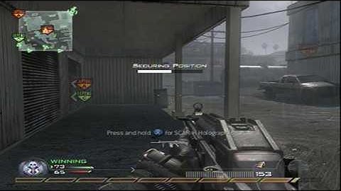 MW2 Domination #3 49-5 UMP, 34 Kill Streak, Call of Duty Modern Warfare 2 Multiplayer.