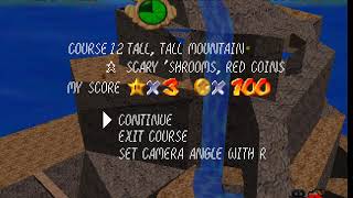 Super Mario 64 N64 11 1UPS Tall Tall Mountain
