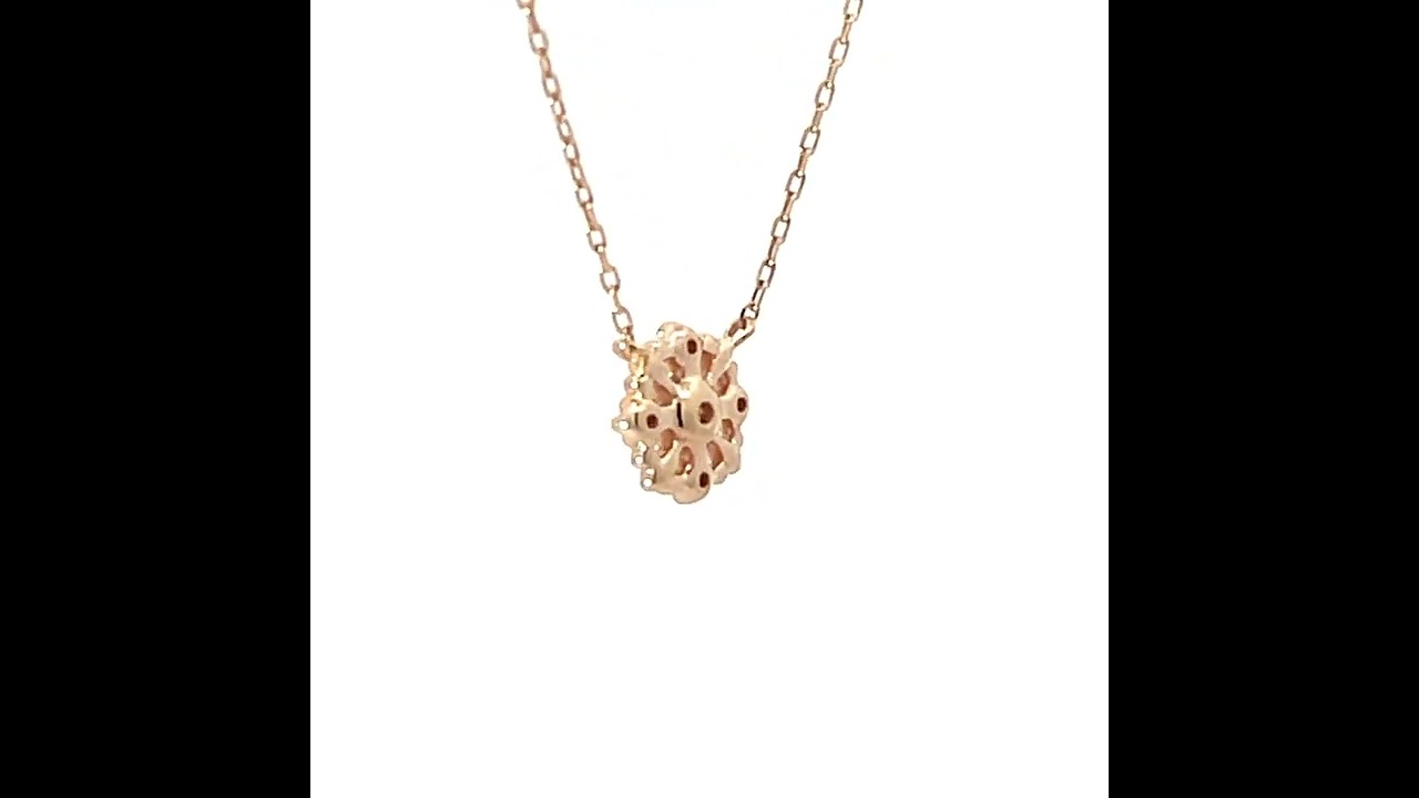 ヨンドシー EAU DOUCE オデュース ダイヤモンド ネックレス K10 