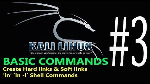 03-Command Line tutorial create symbolic & Hard link & create text file| Commands ln cat|HINDI/URDU