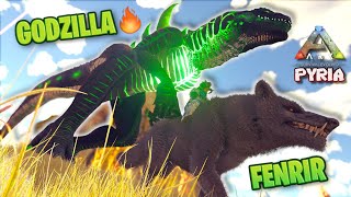 GODZILLA HELPED ME TO TAME A FENRIR - Ark Survival Evolved PYRIA - DAY 14 - IamBolt Gaming