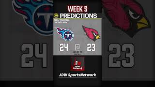 Week 5 nfl predictions
