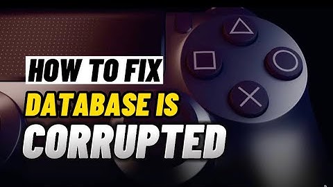 How To Fix PS4 Database Corrupted And Make PS4 Faster Working