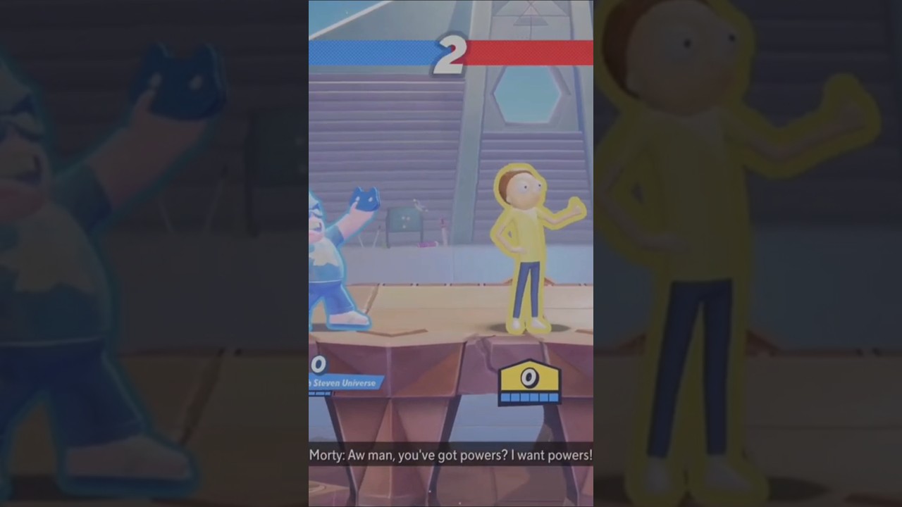 MultiVersus - What If Morty Meets Steven Universe! New Unique Interaction 
