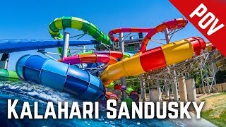 Waterslides at Kalahari Resort Sandusky, Ohio (2018 Edition)