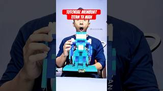 Tutorial membuat titan tv man #tutorial #lego #asmr #satisfying #viral #trending #titantvman