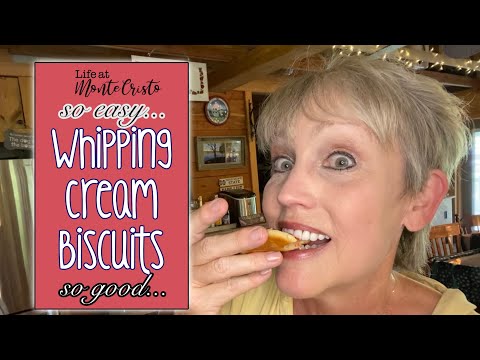 2 Ingredient Whipping Cream Biscuits: Easy Whipping Cream Biscuits With Only 2 Ingredients!