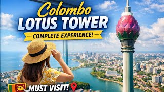 Athlete Statistics Visiting Colombo Lotus Tower Sri Lanka | Complete Experience