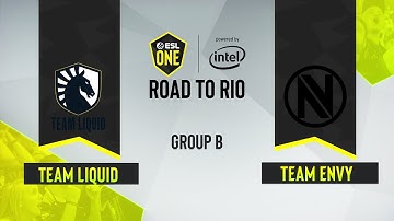 CS:GO - Team Liquid vs. Team Envy [Nuke] Map 1 - ESL One: Road to Rio - Group B - NA