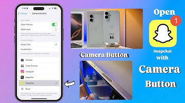 Open Snapchat using Camera Button in iPhone 16
