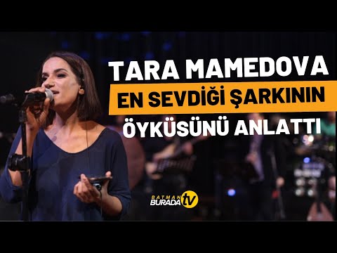 Ünlü Kürt sanatçı Tara Mamedova ile Batman konseri sonrası sohbet
