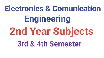 Electronics & Communication Engineering  Syllabus 2nd Year Subjects in Hindi