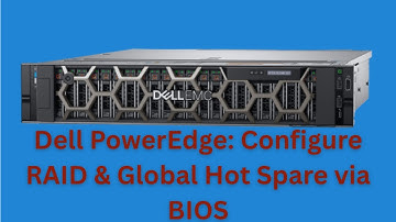 How to Create RAID with Global Hot Spare from BIOS | Dell PowerEdge Server